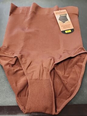 Shapermint Core High- 1-Waisted Shaper Panty in Brown, Size M/L New With Tags!